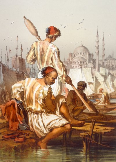 Bootsmänner, 1865 von Amadeo Preziosi
